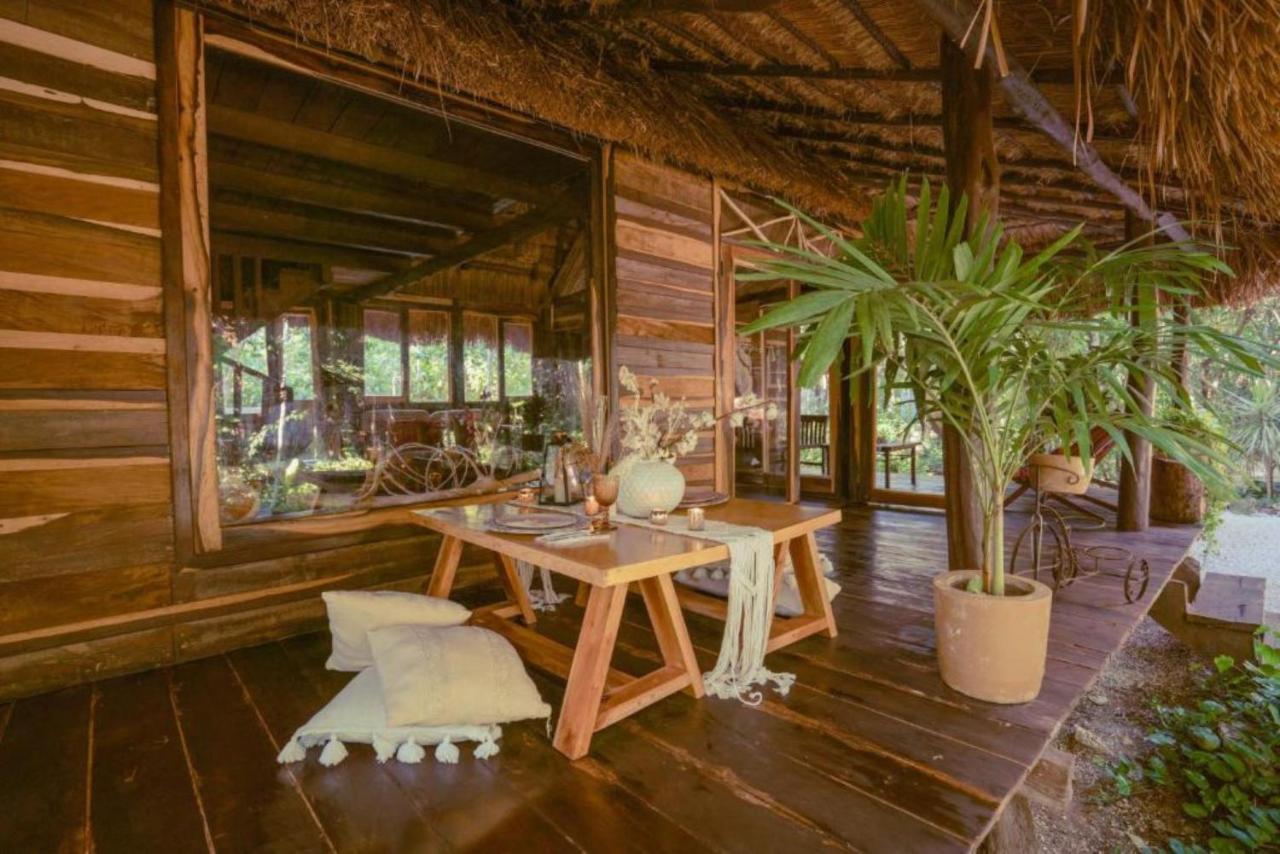 Madre Tierra Eco Habitat Guest House Puerto Morelos Exterior foto