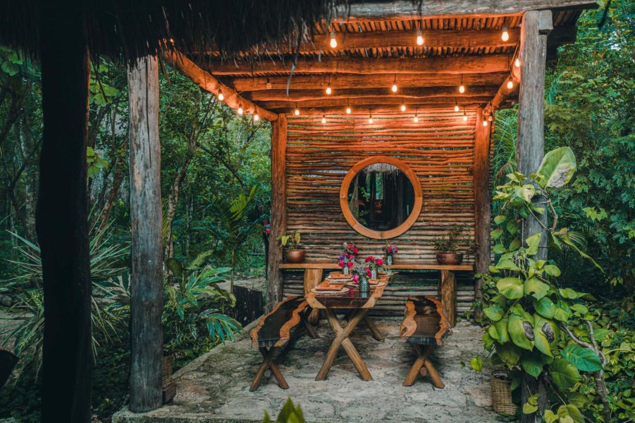 Madre Tierra Eco Habitat Guest House Puerto Morelos Exterior foto