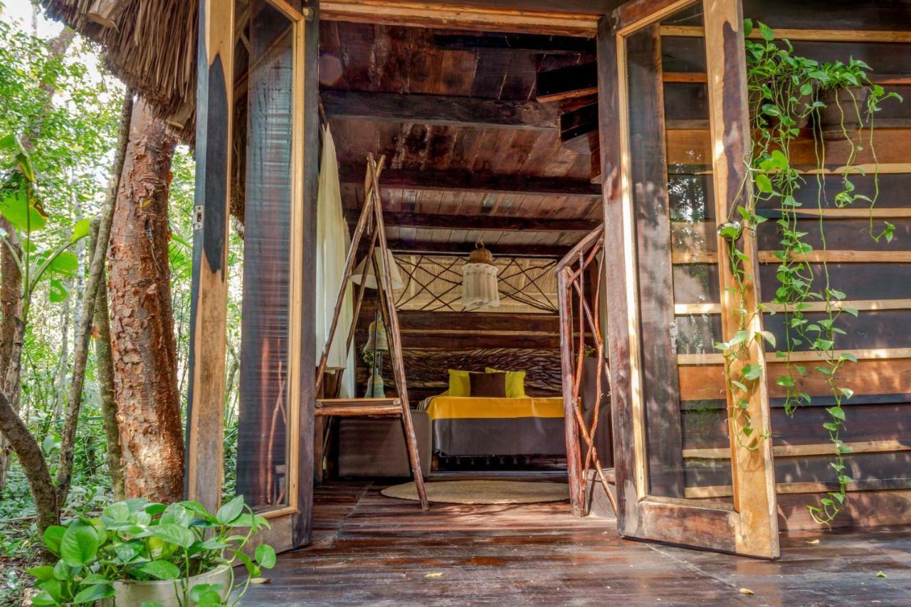 Madre Tierra Eco Habitat Guest House Puerto Morelos Exterior foto