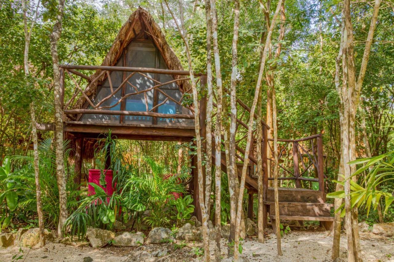 Madre Tierra Eco Habitat Guest House Puerto Morelos Exterior foto