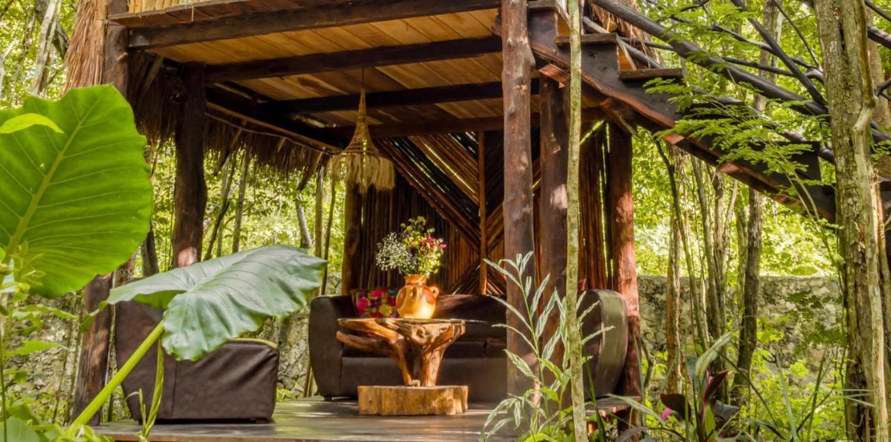 Madre Tierra Eco Habitat Guest House Puerto Morelos Exterior foto