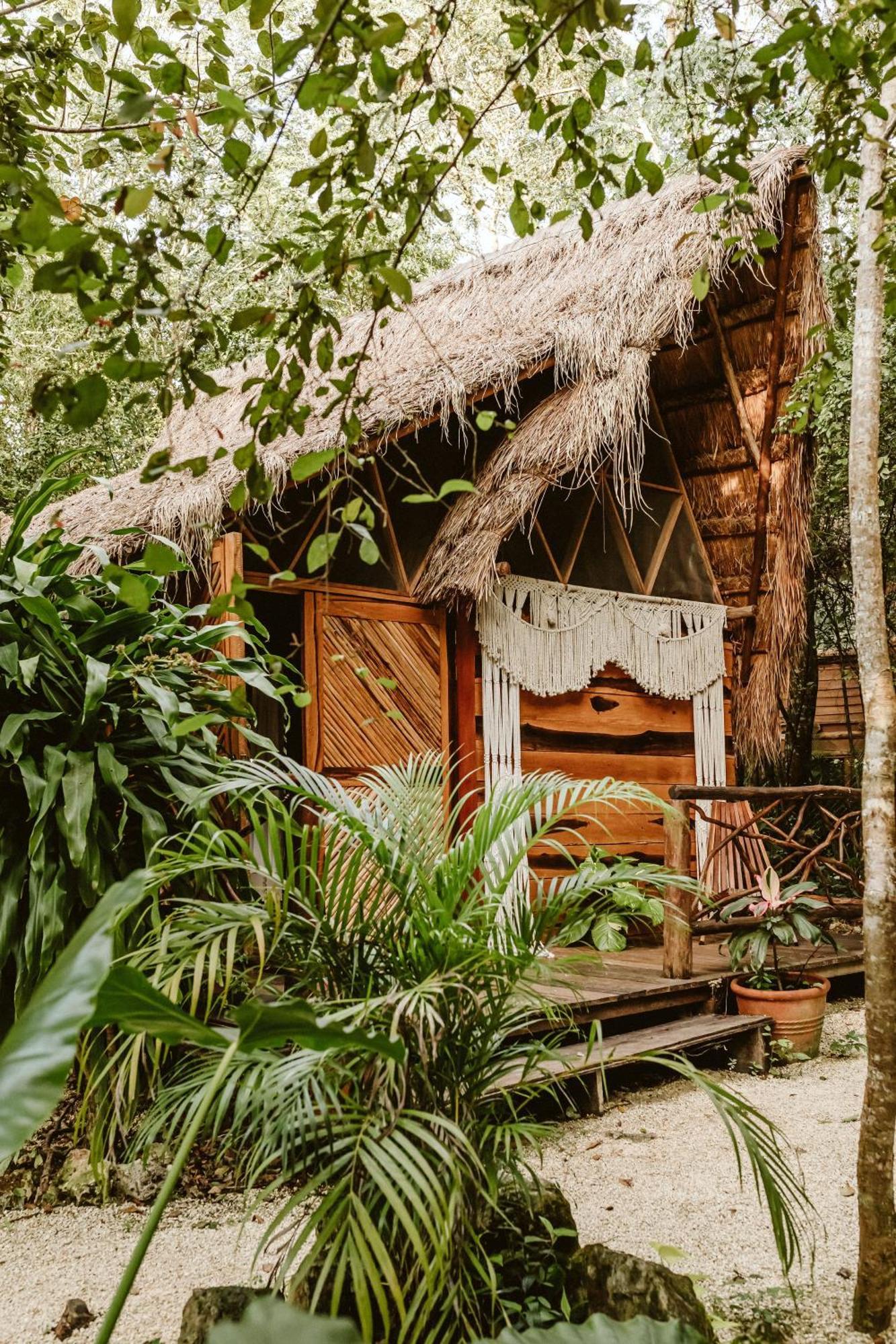 Madre Tierra Eco Habitat Guest House Puerto Morelos Exterior foto
