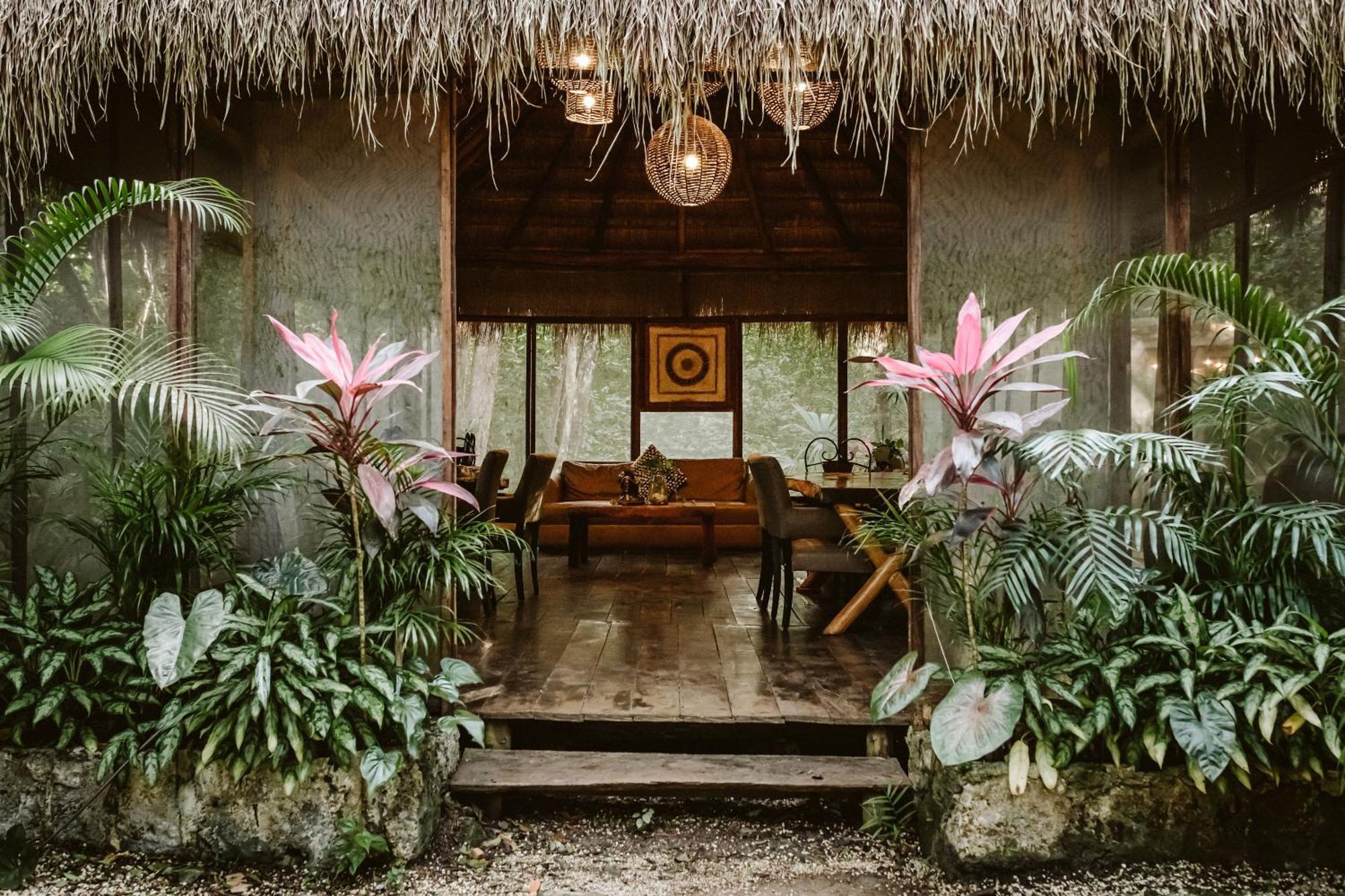 Madre Tierra Eco Habitat Guest House Puerto Morelos Exterior foto