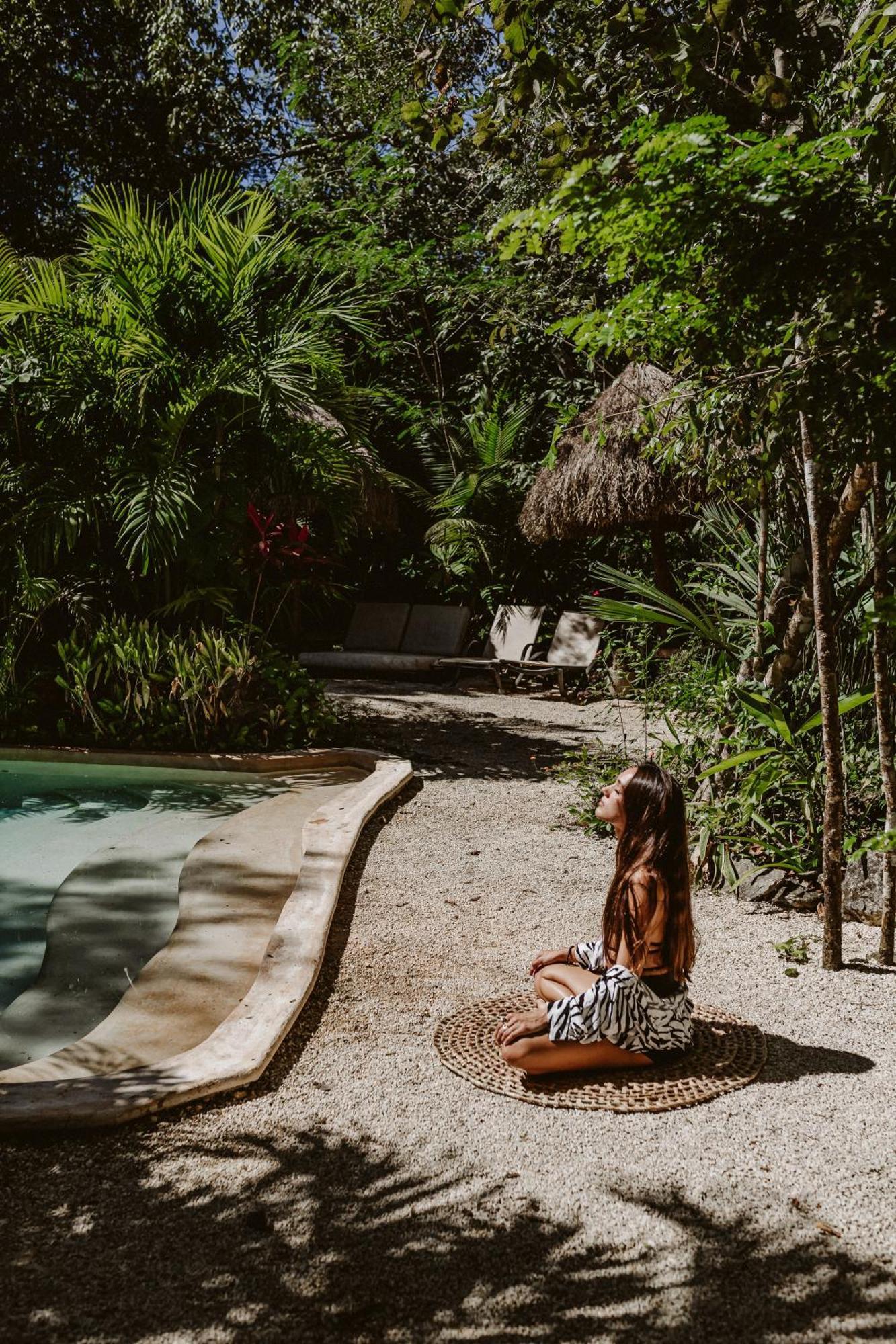 Madre Tierra Eco Habitat Guest House Puerto Morelos Exterior foto