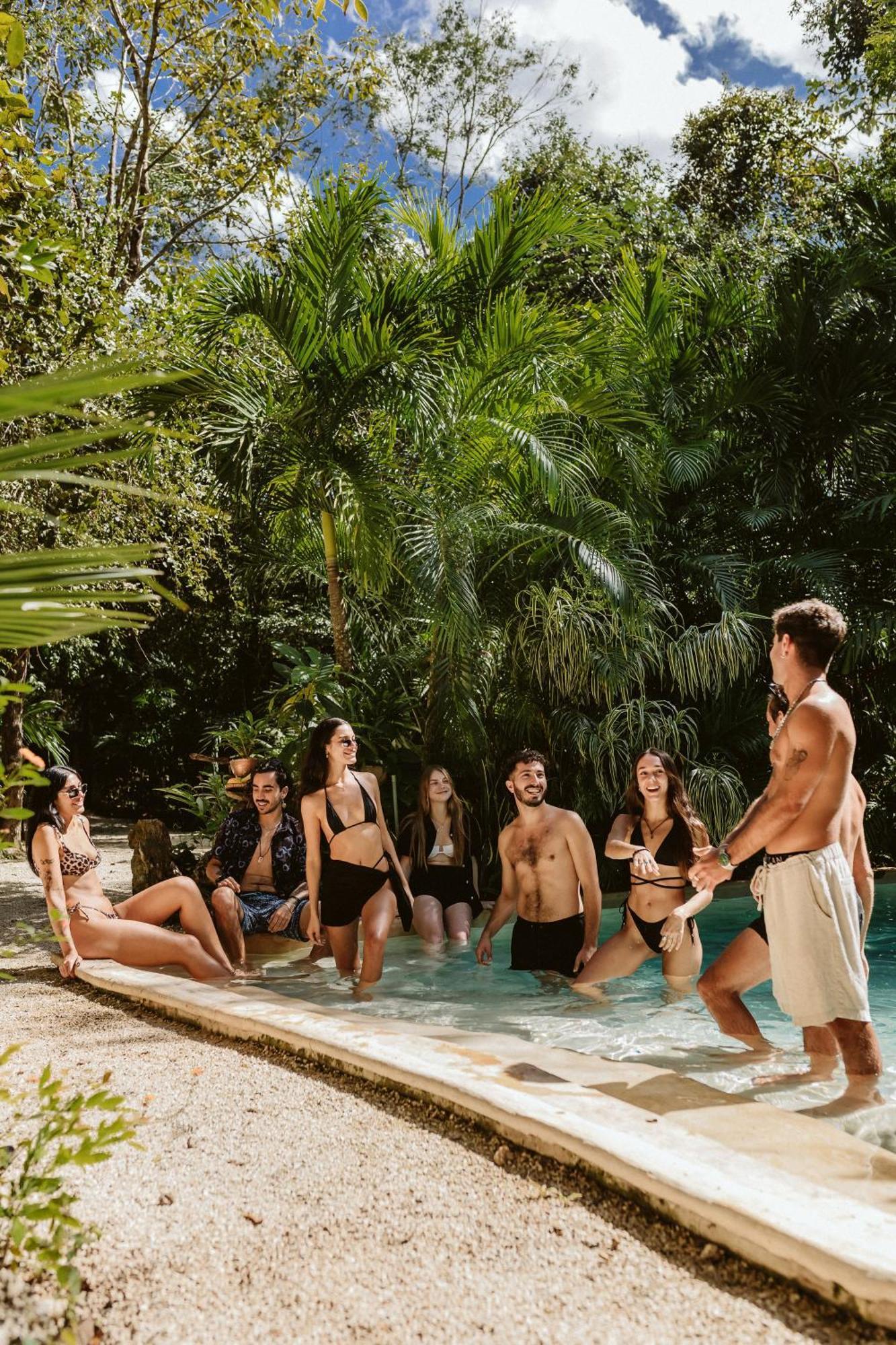 Madre Tierra Eco Habitat Guest House Puerto Morelos Exterior foto