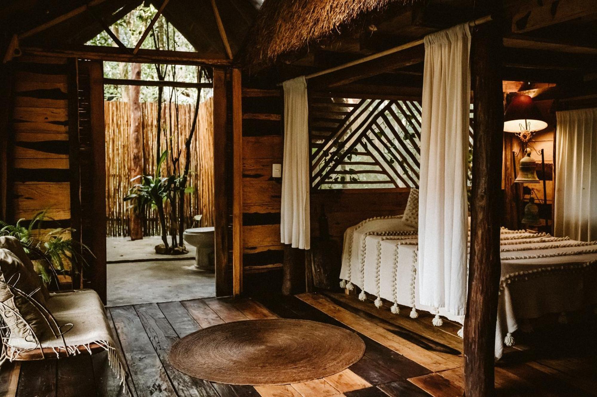 Madre Tierra Eco Habitat Guest House Puerto Morelos Exterior foto