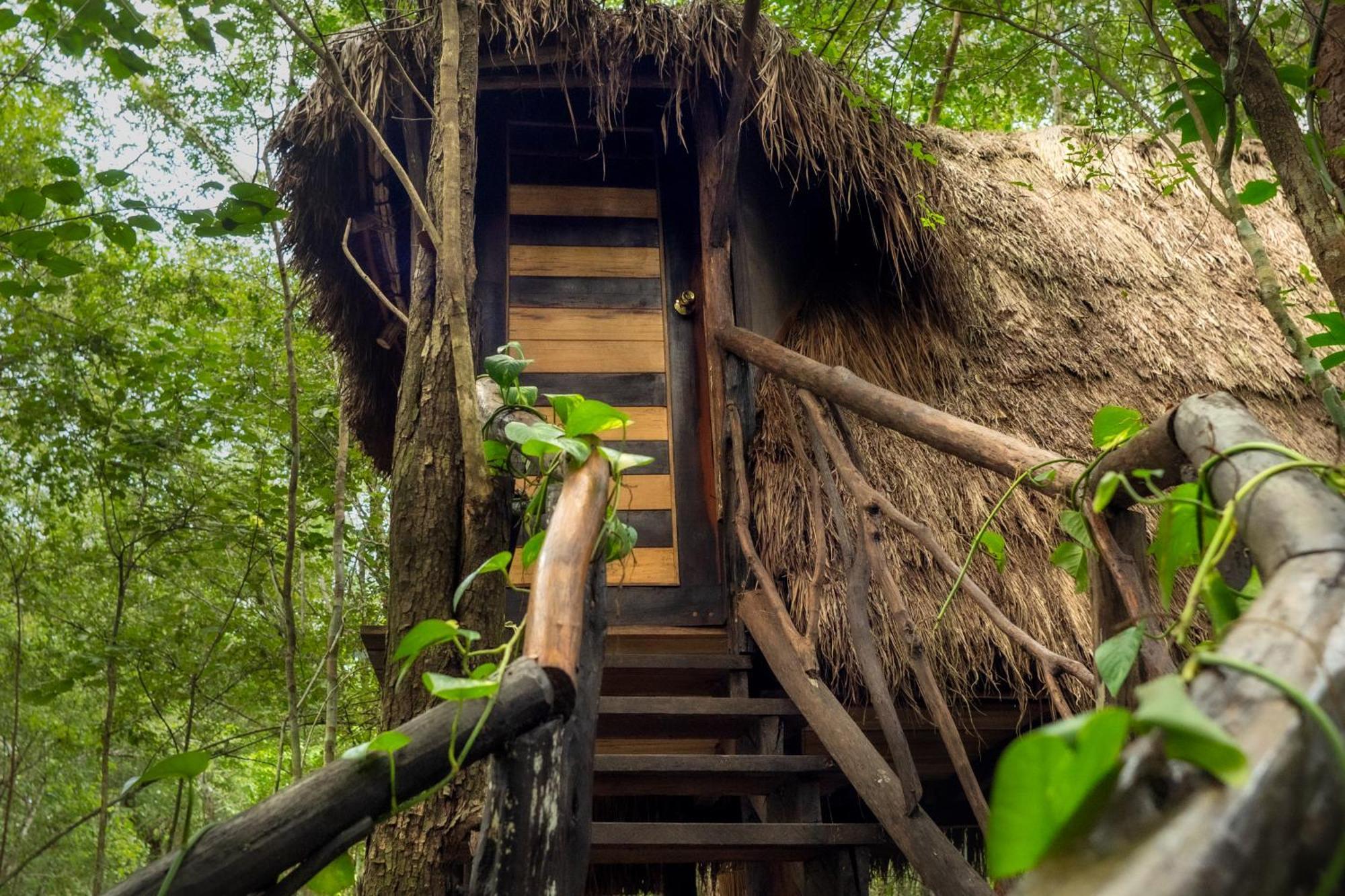 Madre Tierra Eco Habitat Guest House Puerto Morelos Exterior foto